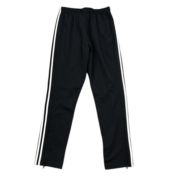 Adidas Trico Track Pants Black Ankle Zip Trefoil Stripe Drawstring CE9963 Medium - Picture 7 of 13